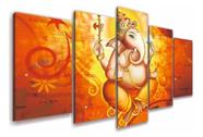 Quadros Decorativos Lord Ganesha Deus Indiano"