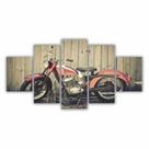 Quadros Decorativos MDF Moto Vermelha