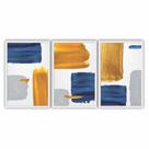 Quadros Decorativos Moldura Madeira 120x60 Pintura Abstrata Quadros Decorativos Moldura Madeira 120x60 Pintura Abstrata