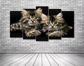 quadros decorativos Mosaico Animais Pet Gato Gatinho"