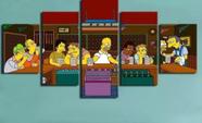Quadros Decorativos Mosaico Bar Do Moe Simpsons " Quadros Decorativos Mosaico Bar Do Moe Simpsons "