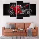 Quadros Decorativos Moto De Corrida"
