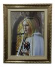 Quadros Decorativos Nossa Senhora De Fátima Religioso Sala Cor Branco Cor Da Armação Bege