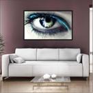 Quadros Decorativos Olhos Visão Salas Consultórios Médicos Com Moldura T05