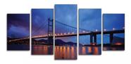 Quadros Decorativos Paisagem Cidade Ponte Brooklyn Noite Luz Eua Usa" Quadros Decorativos Paisagem Cidade Ponte Brooklyn Noite Luz Eua Usa"