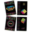 Quadros Decorativos para festa Neon 4 uni - Festcolor - Inspire sua Festa Loja