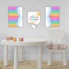 Quadros Decorativos Para Psicologia Infantil Motivacional e Educativo + Flâmula Quadros Decorativos Para Psicologia Infantil Motivacional e Educativo + Flâmula
