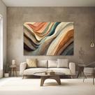 Quadros Decorativos para Quarto Sala 40x60 Abstrato Moderno Horizontal Grande Escritório Hall