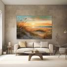 Quadros Decorativos para Quarto Sala 40x60 Praia Deserta Grande Escritório Hall