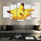 Quadros Decorativos Pikachu Pokémon 63x130mt em Tecido Quadros Decorativos Pikachu Pokémon 63x130mt em Tecido