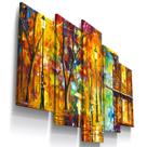 Quadros Decorativos Pintura Abstrato City Sala Quarto