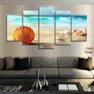 Quadros Decorativos Praia Areia 63x130mt em Tecido