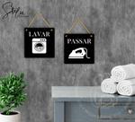 Quadros Decorativos Preto Para Lavanderia Quadros Decorativos Preto Para Lavanderia