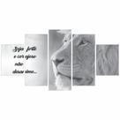 Quadros Decorativos Quarto Leão Preto e Branco Seja Forte Quadros Decorativos Quarto Leão Preto e Branco Seja Forte