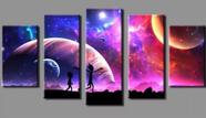 quadros decorativos Rick E Morty"