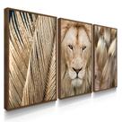 Quadros Decorativos Sala Quarto Leão Platina Quadros Decorativos Sala Quarto Leão Platina