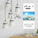 Quadros Decorativos Sobre Viagem Amo Viajar