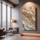 Quadros Decorativos Textura Fluida 90x60 Moderno Luxo Sala Quarto Escritório