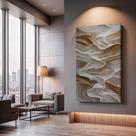 Quadros Decorativos Textura Mineral 130x90 Moderno Luxo Sala Quarto Escritório