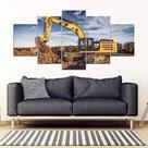 quadros decorativos Trator Esteira Retro Escavadeira" quadros decorativos Trator Esteira Retro Escavadeira"