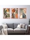 Quadros Decorativos Trio Geométrico Minimalista Moderno