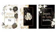 Quadros Fé & Gratidão Decorativos Frases Sala Kit 3 Peças