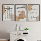 Quadros Lavanderia Roupas Área Serviço Decoração 3 Peças