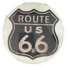 Quadros Madeira Redondo Grande (50cm diâmetro) Route US 66/Automóvel