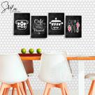 Quadros Para Cozinha Preto