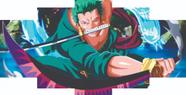 Quadros Para Sala Anime One Piece Roronoa Zoro Santoryu "