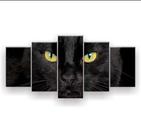 Quadros Para Sala gato preto"