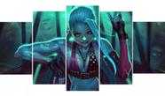 Quadros Para Sala Jinx League Of Legends Game"
