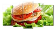 Quadros Para Sala Lanche Lanchonete Hambúrguer"