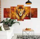 Quadros Para Sala Leão Da Tribo DecoraçãO"