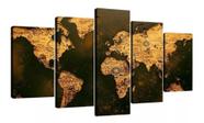 Quadros Para Sala Mapa Mundi"