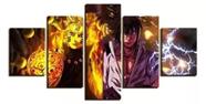 Quadros Para Sala Naruto Saske Sasuke "
