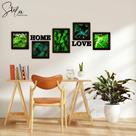 Quadros Para Sala Plantas + 8 Letras Quadros Para Sala Plantas + 8 Letras