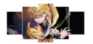 Quadros Para Sala Slayer Kimetsu No Yaiba Zenitsu Agatsuma " Quadros Para Sala Slayer Kimetsu No Yaiba Zenitsu Agatsuma "