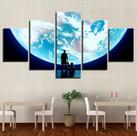 Quadros Para Sala Super Lua Azul " Quadros Para Sala Super Lua Azul "