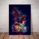 Quadros Placas decorativas Geek Game Of Thrones /Marvel/Naruto/DBZ/Jogos/series/DC e outros