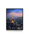 Quadros Placas Decorativas Grande Paisagem Cidade Moderna 40x60 Quadros Placas Decorativas Grande Paisagem Cidade Moderna 40x60