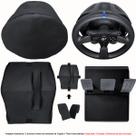 Qualicapas Capas Protetoras Compatíveis com Volante e Base T300RS GT e Capa para Pedal T3PA Simulador Gamer Thrustmaster