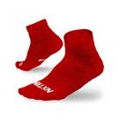 Quarter Socks NXTRND para futebol masculino e masculino, vermelho, tamanho L/XL