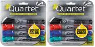Quarteto de marcadores apagáveis a seco EnduraGlide Bullet Tip, pacote com 8
