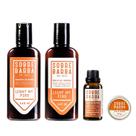 Quarteto Sobrebarba - Shampoo, Balm, Óleo de Barba e Cera de Bigode - Light my Fire