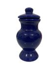 Quartinha pequena sem asa azul escuro 16 cm modelo 1013