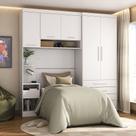 Quarto 5 Portas 5 Gavetas Cab St Alpes Master Luciane Móveis Branco Pf-branco Pf Quarto 5 Portas 5 Gavetas Cab St Alpes Master Luciane Móveis Branco Pf-branco Pf