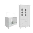 Quarto Bebe Moveis Peroba Berço e Guarda roupa Tedy Ben DRB Quarto Bebe Moveis Peroba Berço e Guarda roupa Tedy Ben DRB