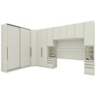 Quarto Casal Modulado Completo 6 Pecas Seletto Areia Henn Areia