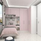 Quarto Com 5 Módulos E Cabeceira Alpes Luciane Móveis Branco Pf-rosa Pf Quarto Com 5 Módulos E Cabeceira Alpes Luciane Móveis Branco Pf-rosa Pf